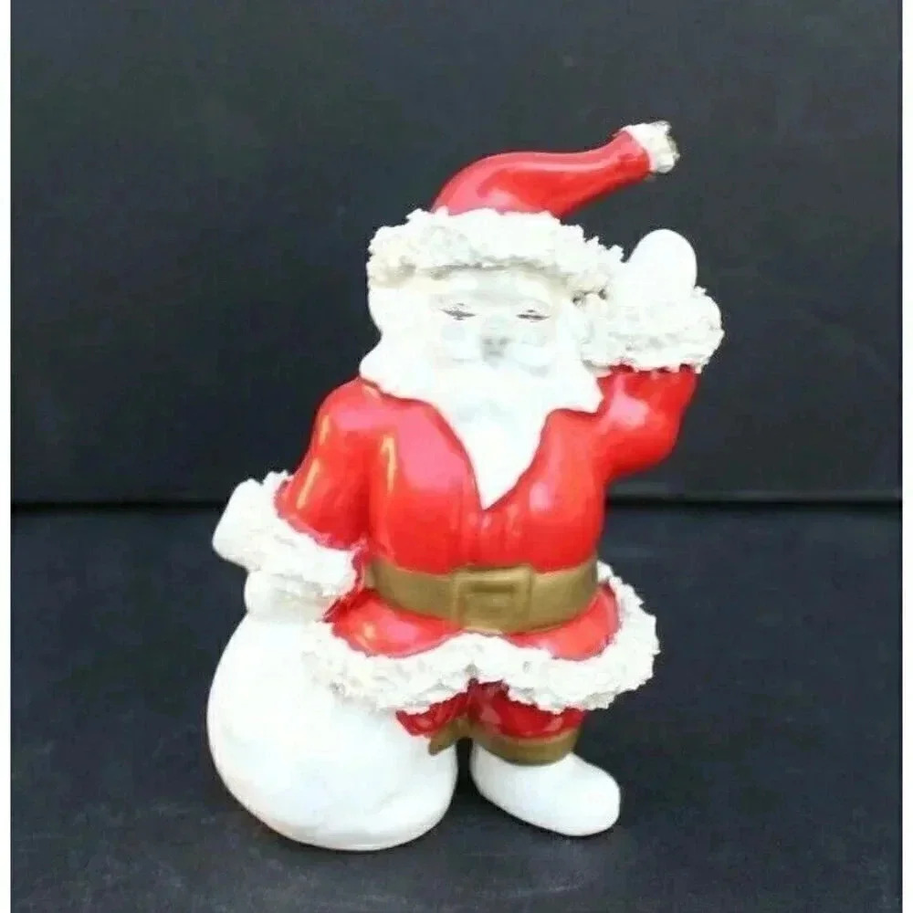 Vtg MCM CALIFORNIA CA Pottery - Holiday Santa Clause Christmas Figurine